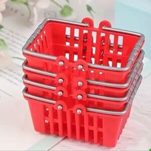 Tiny mini grocery basket